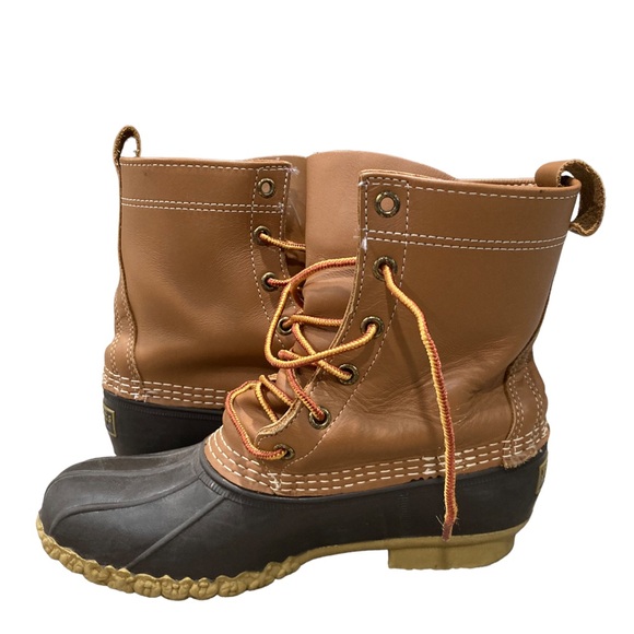 L.L. Bean Shoes - LL Bean Boots by L.L. Bean. Women’s size 7 tan waterproof leather duck boots.